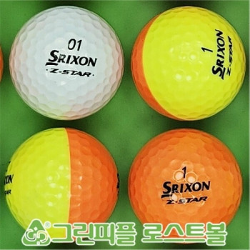스릭슨 Z 스타 디바이드 컬러혼합 3피스 A급 로스트볼 16개